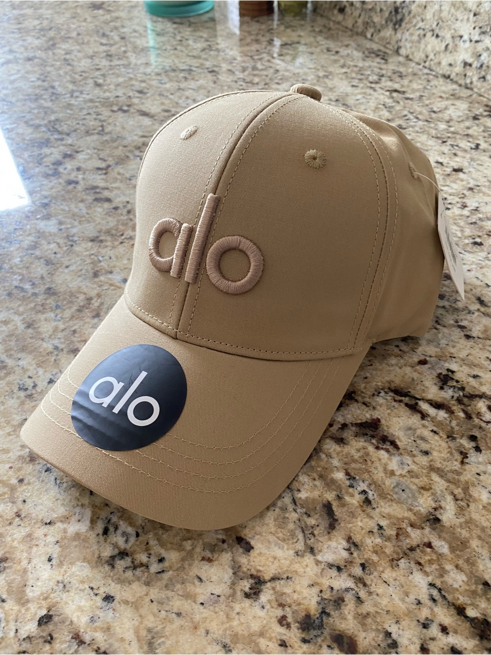 ALO Yoga Tan Logo Baseball Cap